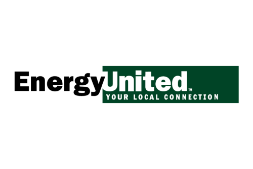 Energy United logo in white on a dark green banner with the tagline “Your Local Connection.”